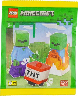 Zombie mit brennendem Baby-Zombie & TNT bei Amazon bestellen